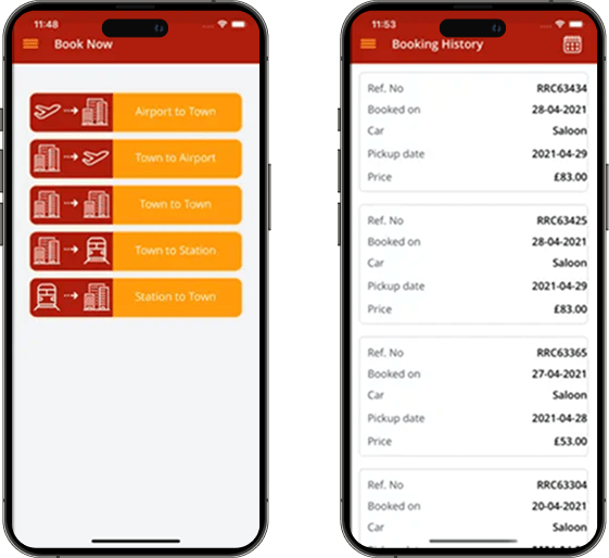 cab booking app