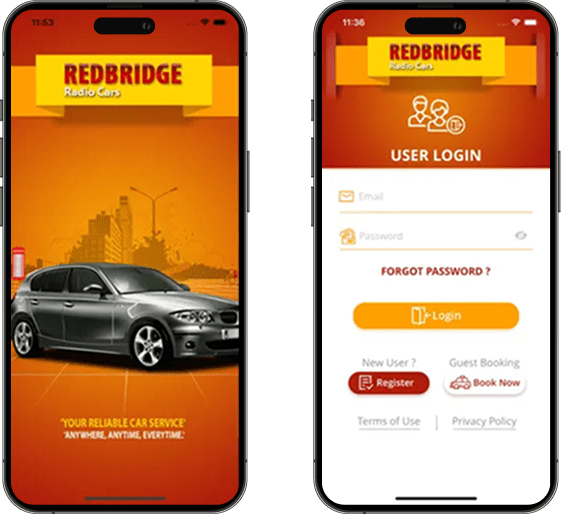 redbridge radio cars app