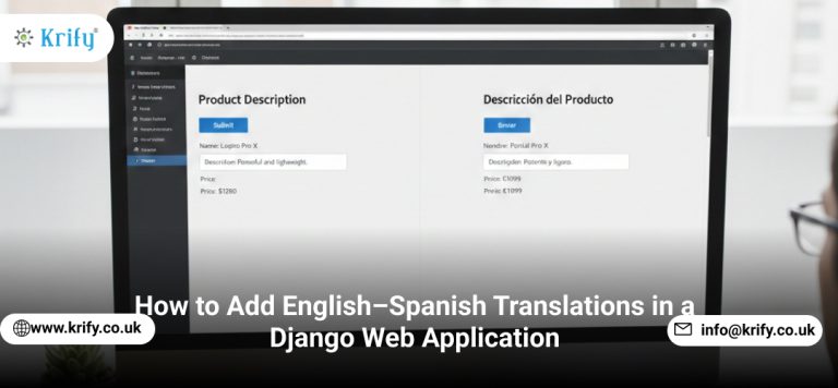 How to Add English–Spanish Translations in a Django Web Application